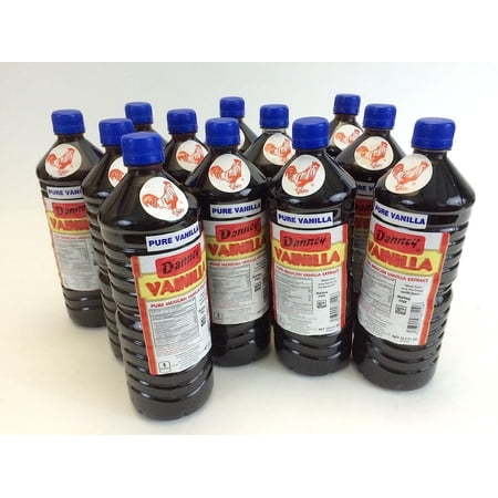 Danncy Dark Pure Mexican Vanilla Extract 12 pack
