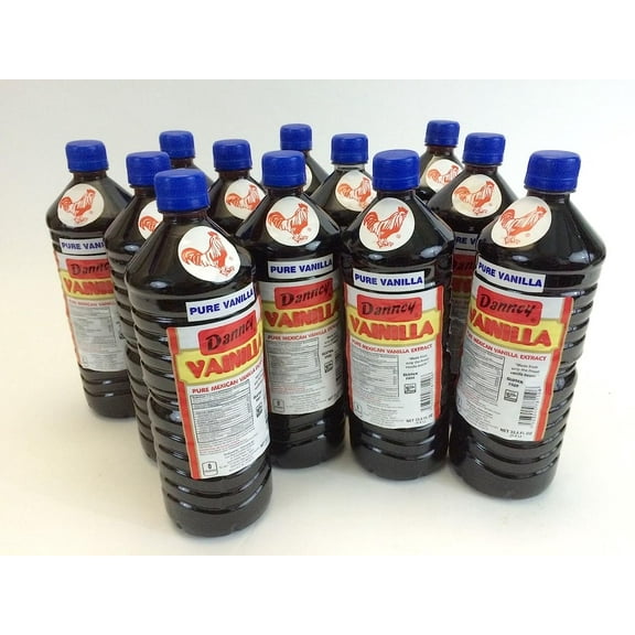 Danncy Dark Pure Mexican Vanilla Extract 12 pack