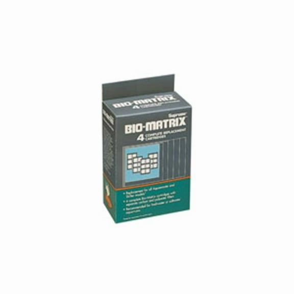 DANNER AQUARIUM , 11804 , BIO MATRIX CARTRIDGES FOR SKILTER , 4 PK