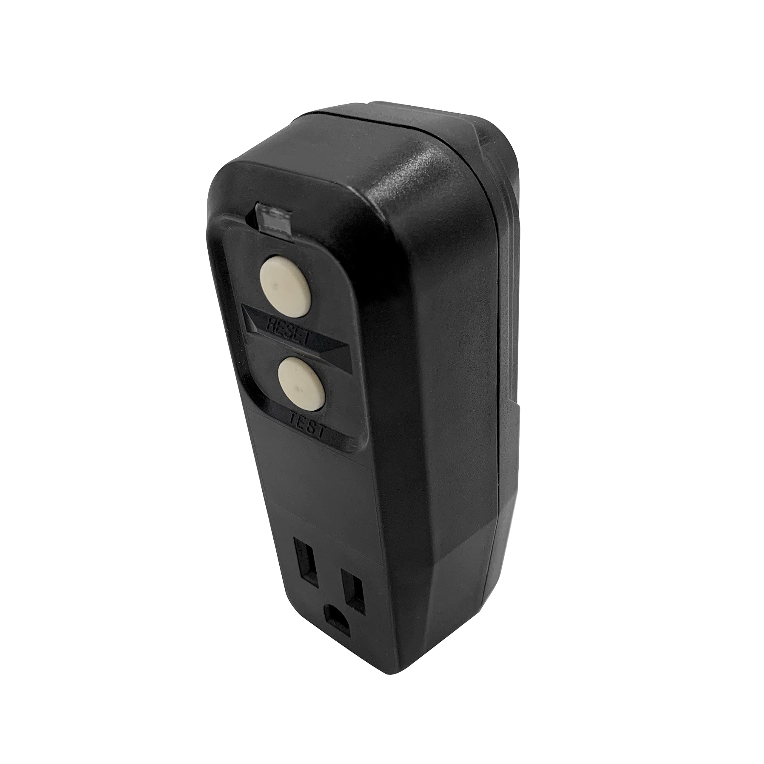 Danner Manufacturing Inc. Plug in Indoor Outdoor GFCI 02605 Black Walmart