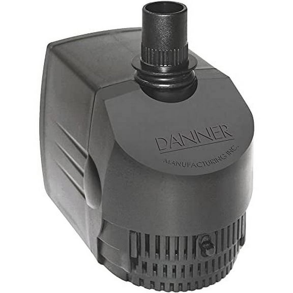 Danner Manufacturing The Fountain Pump Submersible Fountain Pump - 120 GPH - Black