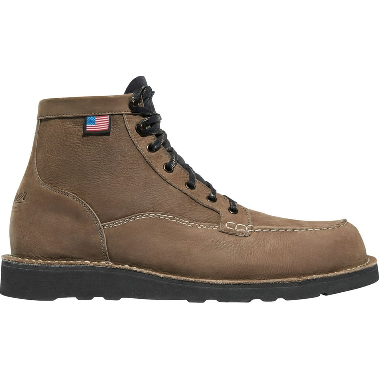 Danner Men s Bull Run Lux Moc Toe 6 Leather Work Boots 31662 Walmart