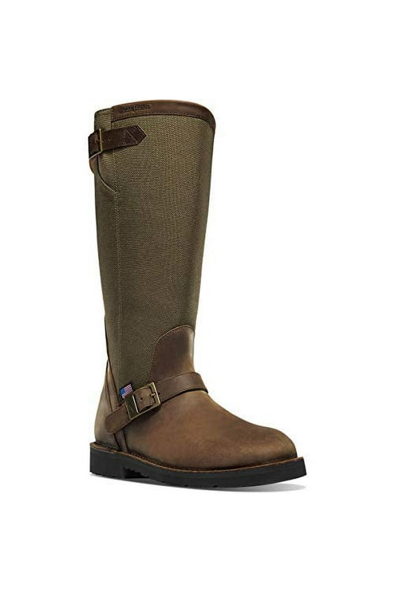 San Angelo 17in Square Toe Snake Boot - Men's, Brown, 14 US, Wide
