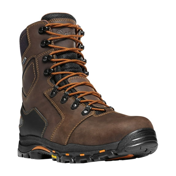 Danner Men's Vicious 8" Work Boot Soft Toe Brown 12 EE US