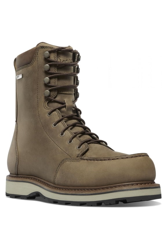 Mens 14304 Cedar River Hunter 8" Non-Insulated Waterproof Moc Toe Hunting Boot Timberwolf - 8.5 EE BROWN