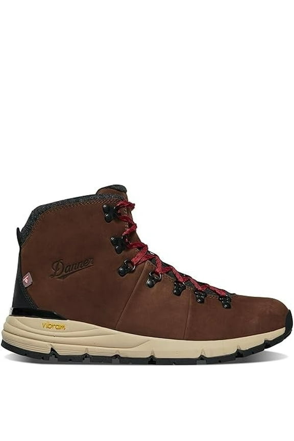 Mens Mountain 600 4.5" Pinecone/Brick Red 200G Dark Brown/Brick-12-EE PINECONE/BRICK RED