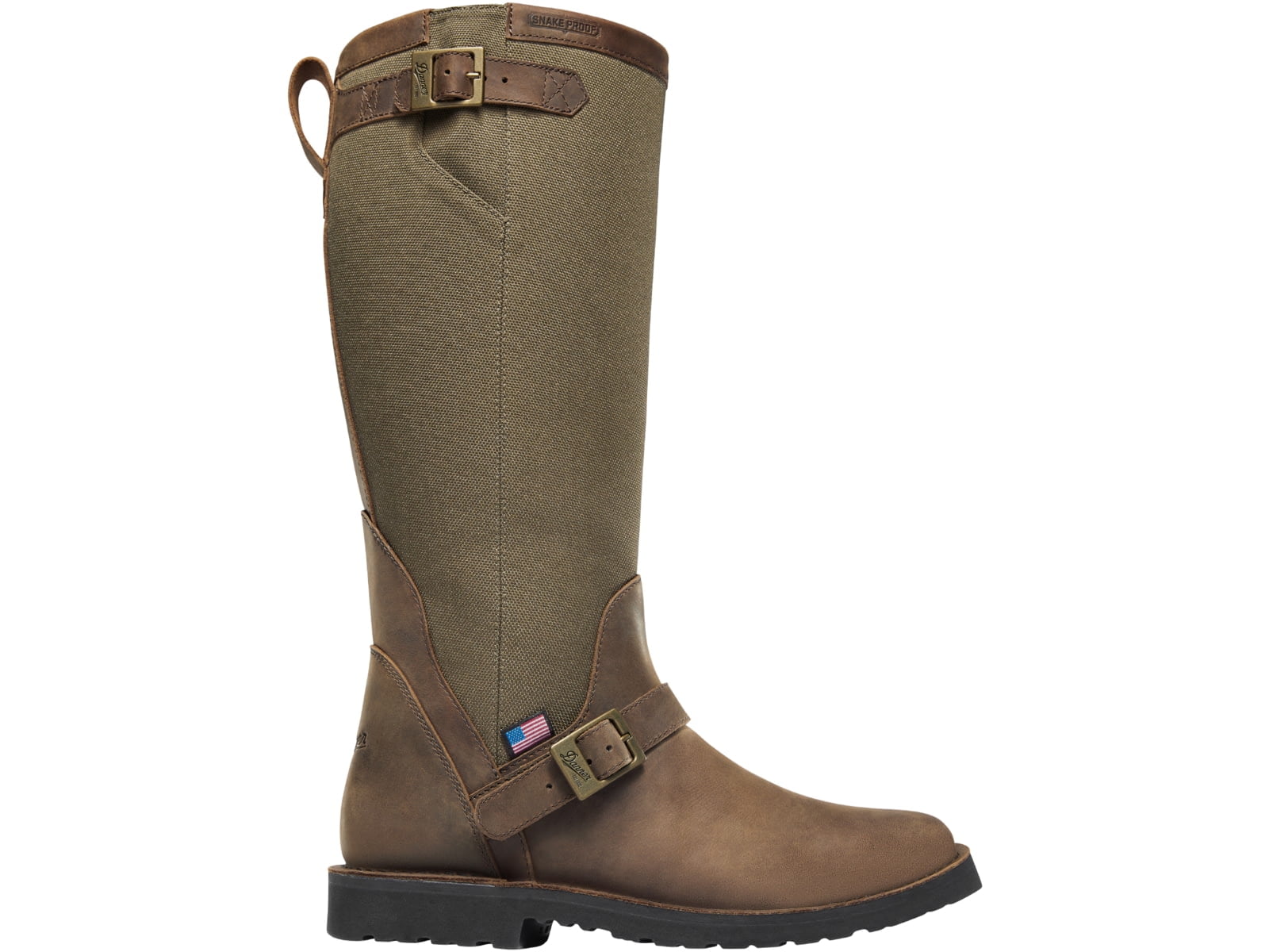 Danner San Angelo 17in Square Toe Snake Boot Men s Brown 11.5