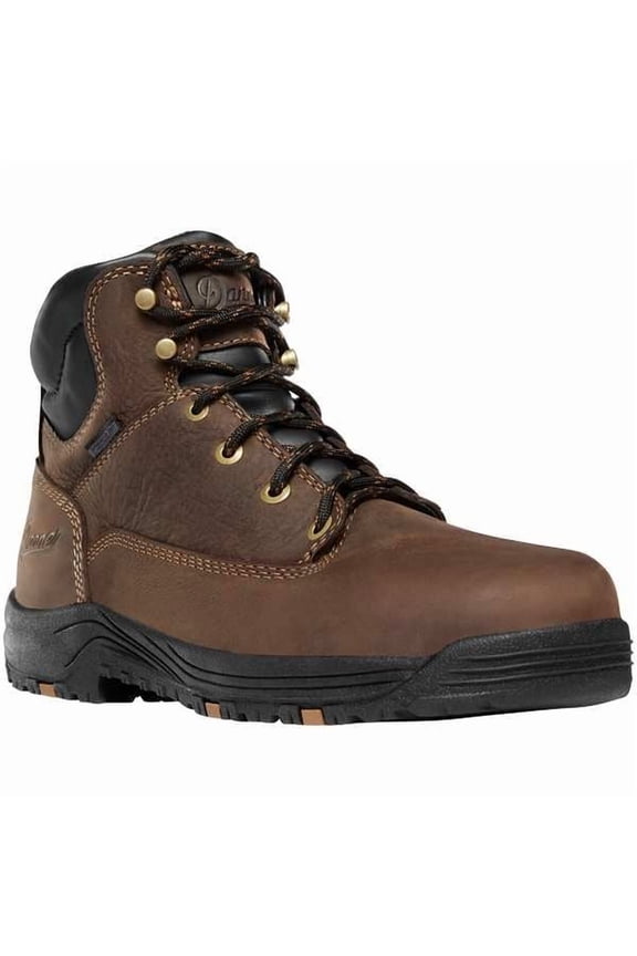 Women's Caliper Waterproof Work Boot Aluminum Toe Brown 8 M US