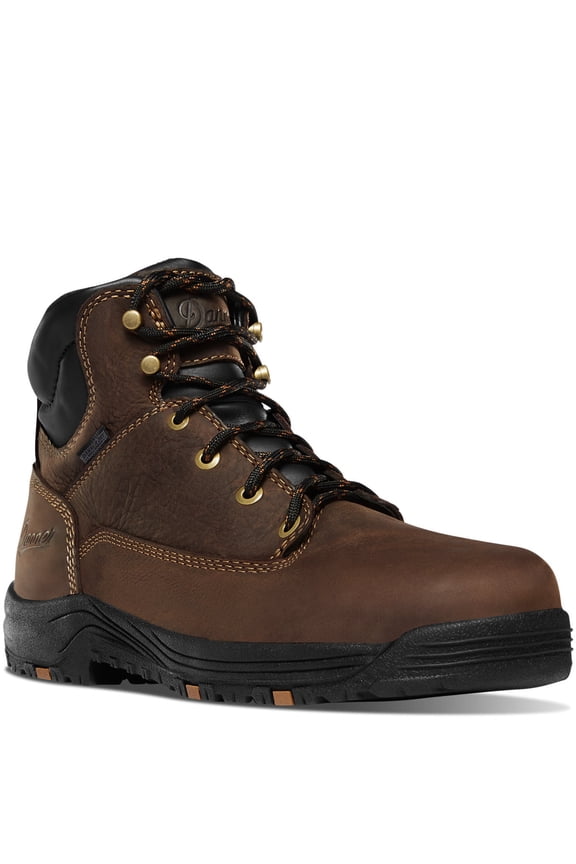 Women's Caliper Waterproof Work Boot Aluminum Toe Brown 9.5 M  US