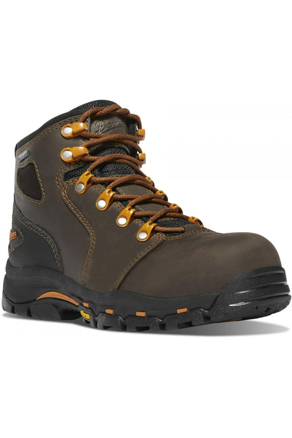 Womens 13884 Vicious 4" Non-Insulated Gore-Tex Composite Toe Work Boot Brown/Orange - 7.5 M BROWN/ORANGE