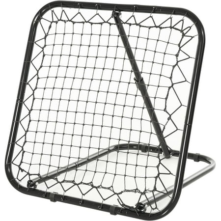 Danniu Soccer Rebounder Net, 3' x 3', Angle Adjustable Portable Training Goal Net with Quick Folding Design, Sturdy Metal Tube
