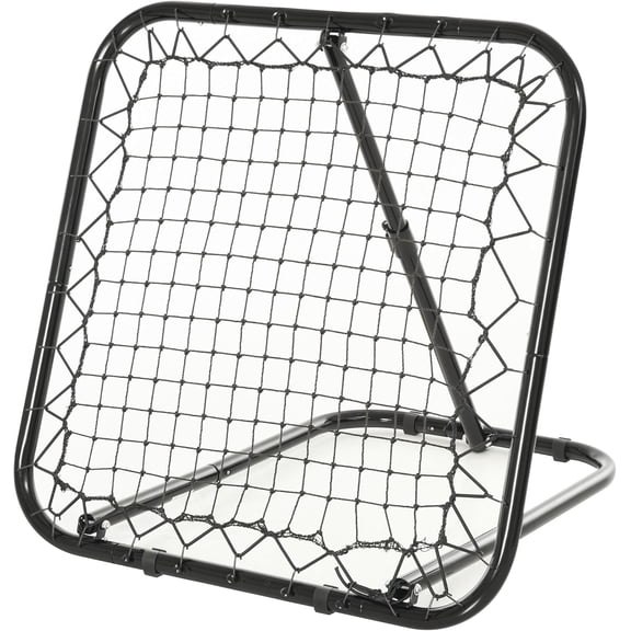 Danniu Soccer Rebounder Net, 3' x 3', Angle Adjustable Portable Training Goal Net with Quick Folding Design, Sturdy Metal Tube