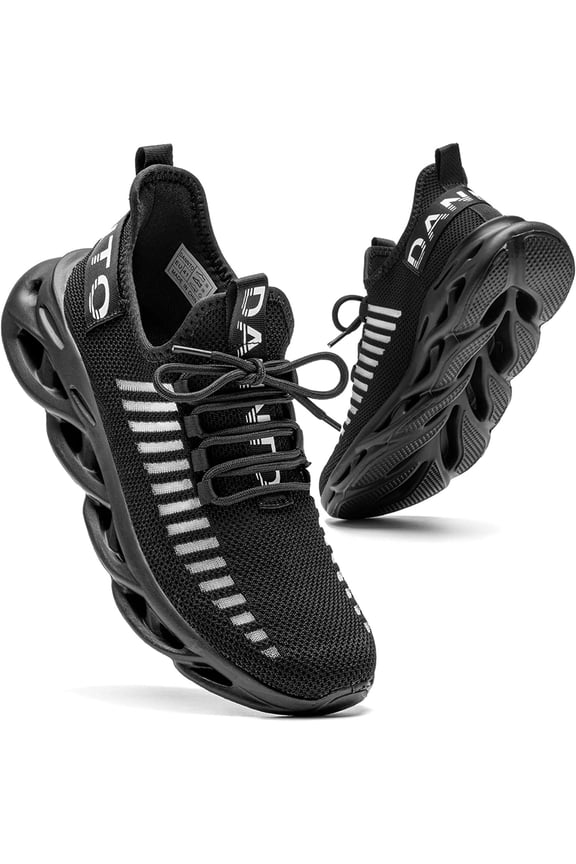 Men Women Running Shoes Breathable Walking Sneakers Lightweight Athletic Tennis Gym Sports Trainers