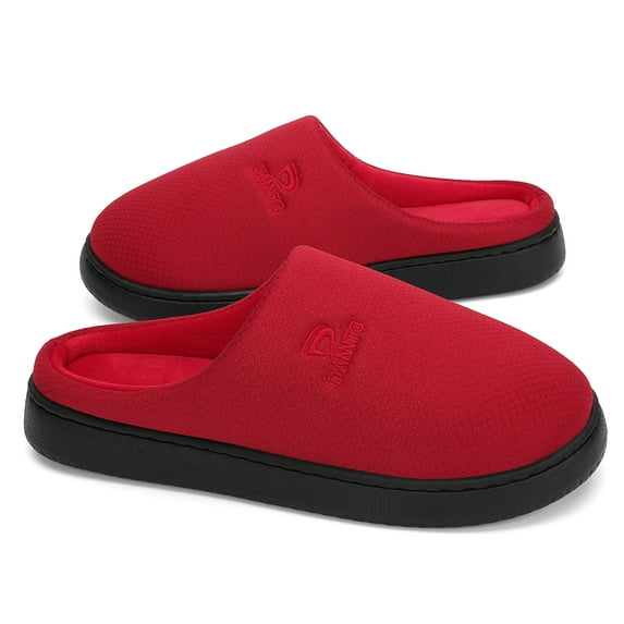 Dannto Mens Womens Winter House Slippers Bedroom Home Slide Memory Foam Indoor Cozy Closed Toe Shoes
