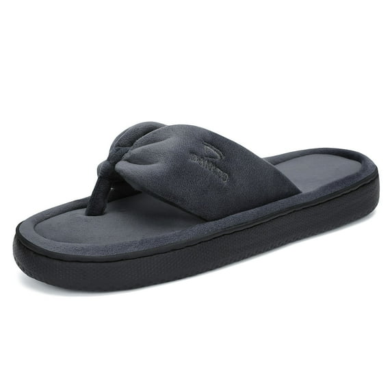 Dannto Women's House Slippers Memory Foam Flip Flops Thong Indoor Shoes Open Toe