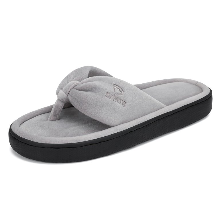  Dannto Women's House Slippers Memory Foam Flip Flops