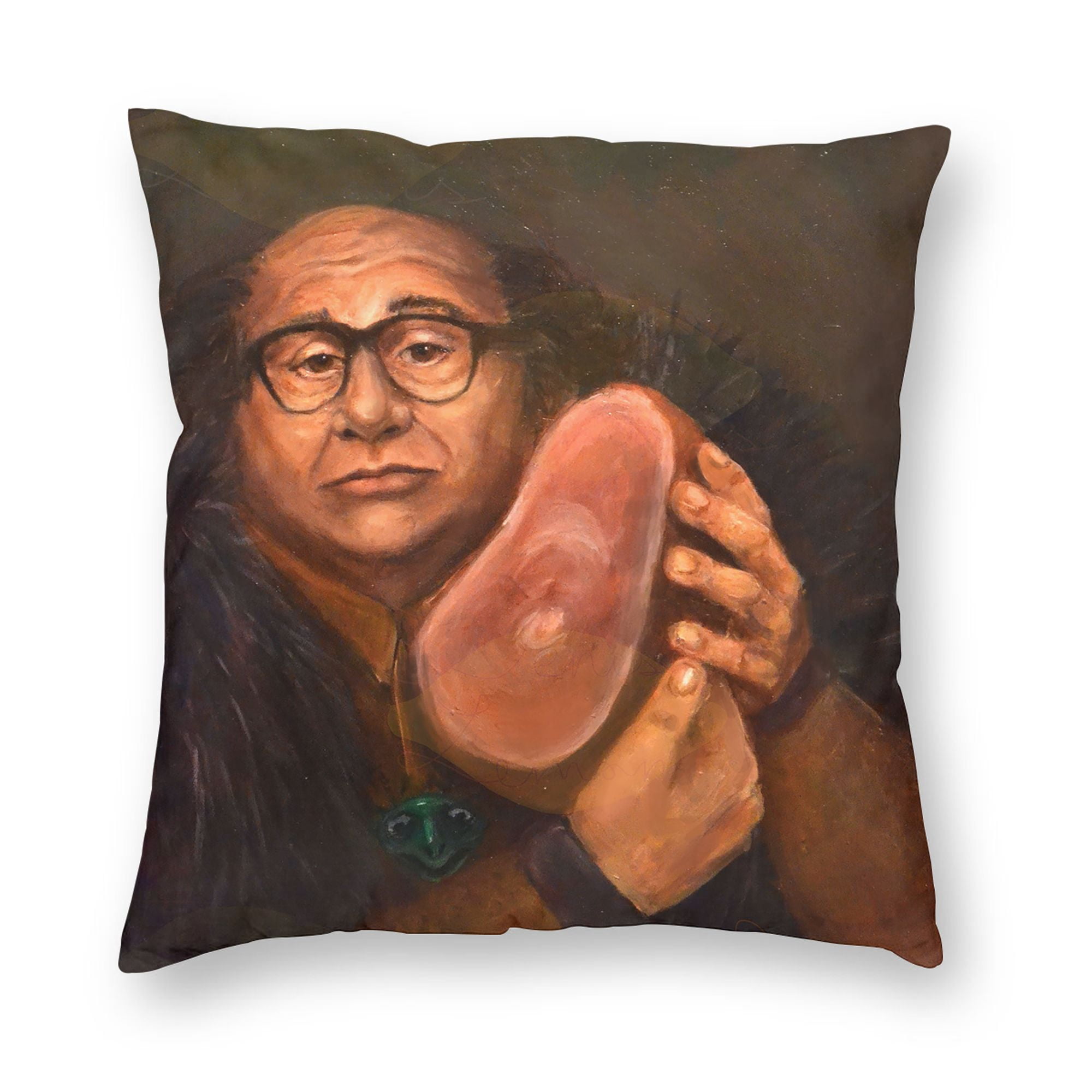 Danny Devito Throw Pillow Case Shell for Couch Sofa Home Decoration 24 x24