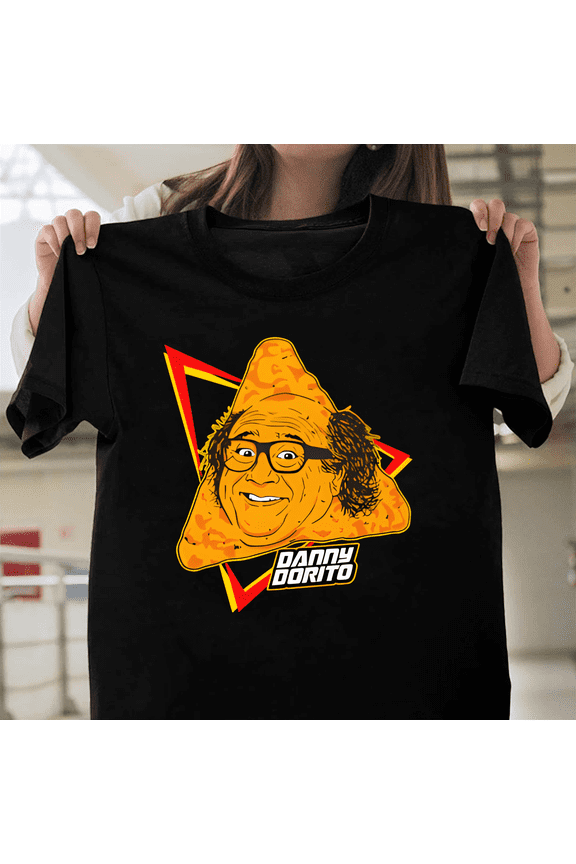 Danny Dorito Funny Snack Pun DeVito Fan Humor Danny DeVito Actor Meme Art V50663 Unisex T-Shirt, Size Up to 5XL