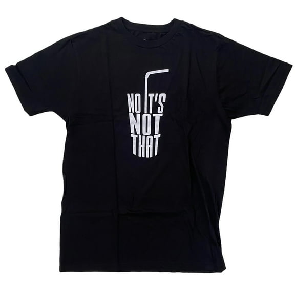 Danny Duncan Men's No It's Not That Graphic Tee T-Shirt - Black (Medium)