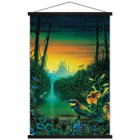 Danny Flynn - Bee Eater Wall Poster with Magnetic Frame, 22.375" x 34"