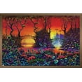 thumbnail image 1 of Danny Flynn - Red Jungle Wall Poster, 14.725" x 22.375" Framed, 1 of 5