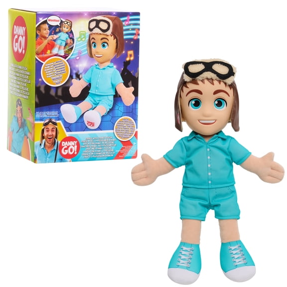 Danny Go! Dance With Danny Interactive Plush, Motion-Activated Dancing Plush Toy with Music and Sounds, Plays 2 Songs, Ages 3 years and up