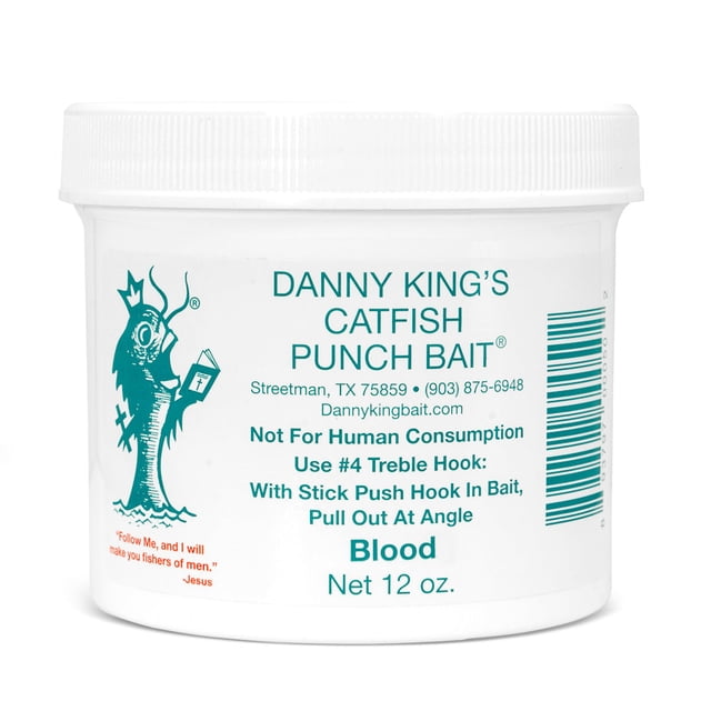 Danny King Catfish Punch Bait 12oz Original Flavor