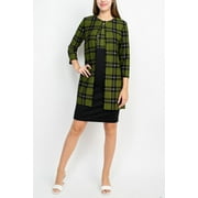 DANNY & NICOLE Danny Nicole Scoop Neck Sleeveless Zipper Back Multi Print Knit Dress with Matching Jacket by Curated Brands