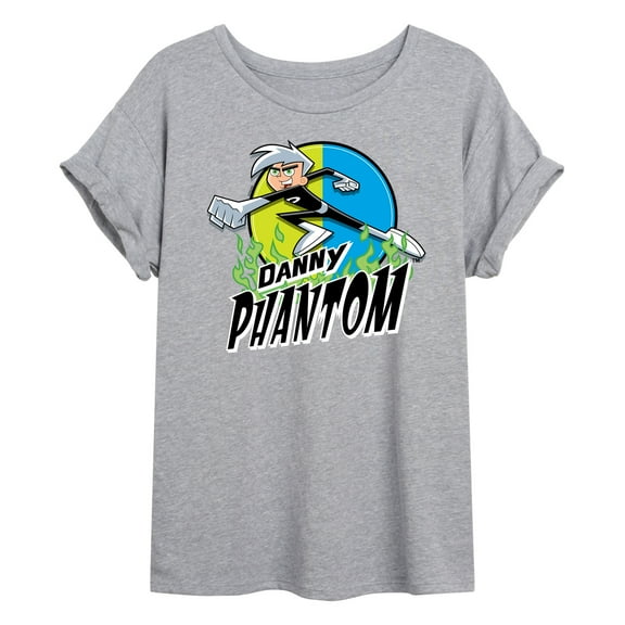 Danny Phantom - Danny Badge - Women's Oversized Graphic T-Shirt