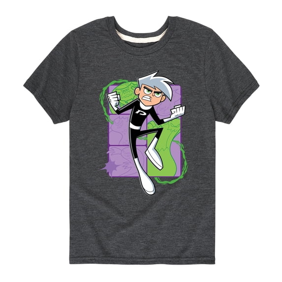 Danny Phantom - Danny Phantom Jumping - Toddler and Youth Short Sleeve Graphic T-Shirt