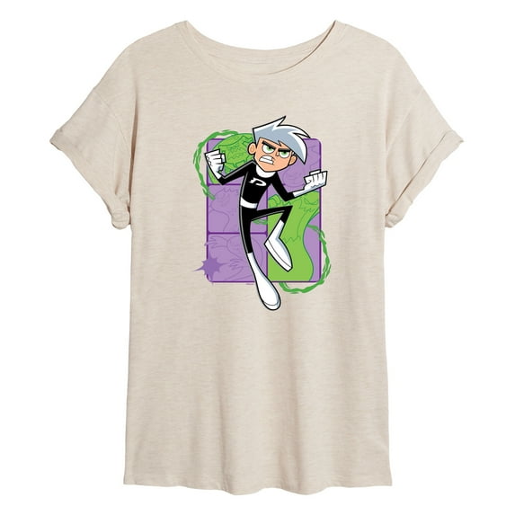 Danny Phantom - Danny Phantom Jumping - Women's Oversized Graphic T-Shirt