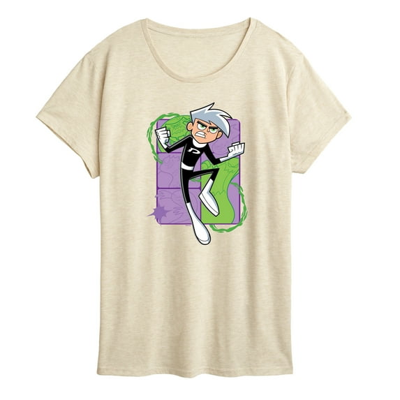 Danny Phantom - Danny Phantom Jumping - Women's Short Sleeve Graphic T-Shirt
