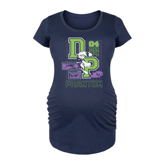 Danny Phantom - Dark Digital Jersey - Maternity Scoop Neck Tee