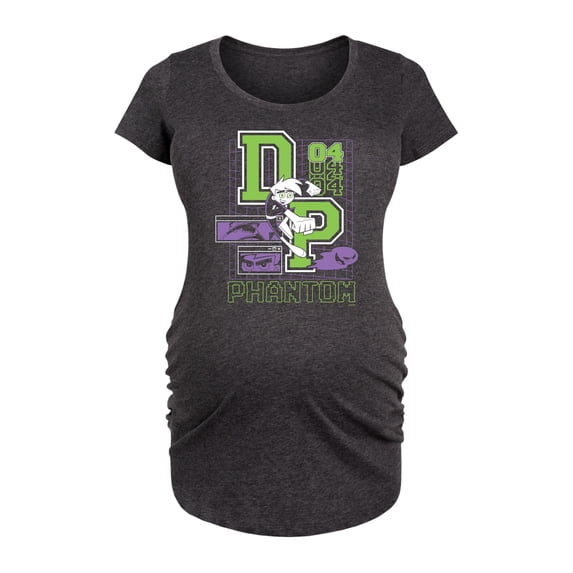 Danny Phantom - Dark Digital Jersey - Maternity Scoop Neck Tee