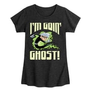 Danny Phantom - Im Goin Ghost - Girls Fitted Short Sleeve Graphic T-Shirt