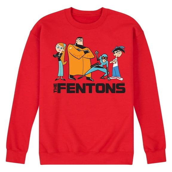 Danny Phantom - The Fentons - Men's Crew Neck Fleece Pullover