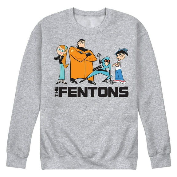 Danny Phantom - The Fentons - Men's Crew Neck Fleece Pullover