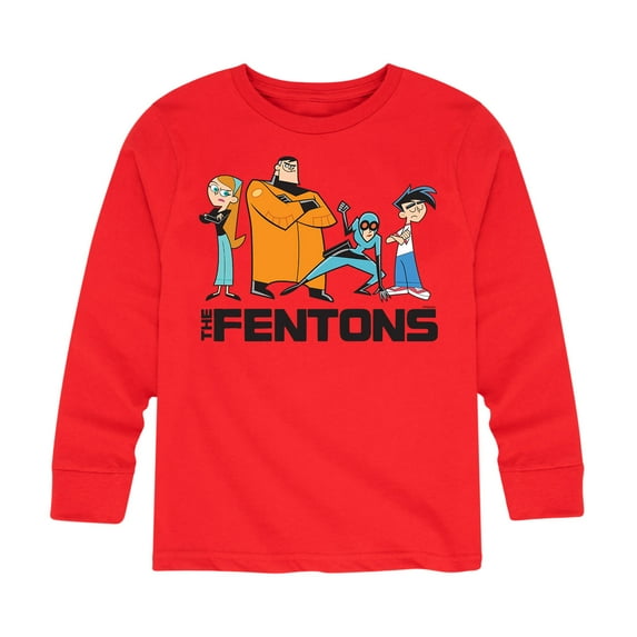 Danny Phantom - The Fentons - Toddler And Youth Long Sleeve Graphic T-Shirt