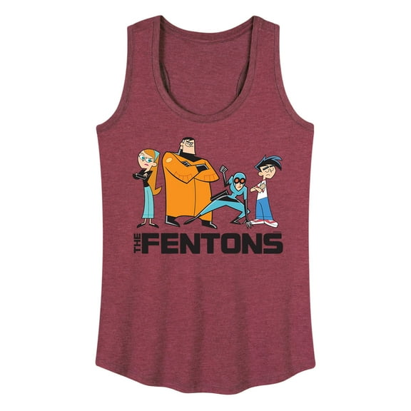 Danny Phantom - The Fentons - Women's Racerback Tank Top