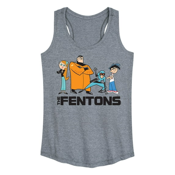 Danny Phantom - The Fentons - Women's Racerback Tank Top