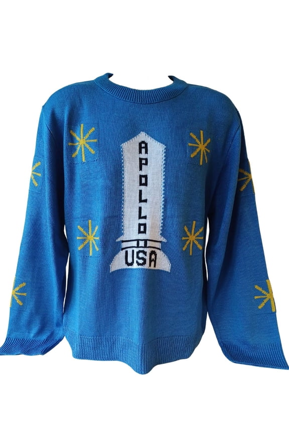 Danny Torrance Apollo 11 USA Adult Sweater - Mens XL