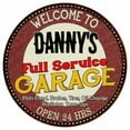 thumbnail image 1 of Danny's Full Service Garage 12" Round Metal Sign Man Cave Décor 200120037148, 1 of 1