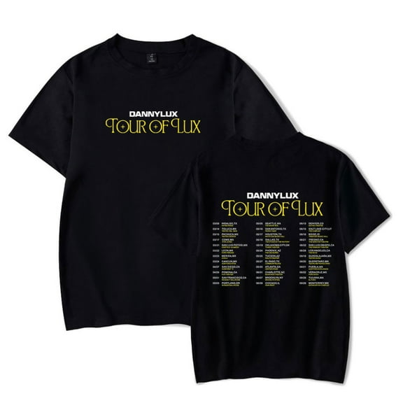 DannyLux 2024 Tour of Lux Merch Short Sleeve T-shirt Unisex Fashion Crew Neck Top