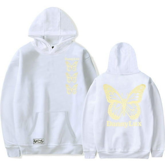 DannyLux BUTTERFLY Hoodies 2023 Concert Merch Popular Graphics sided Print Unisex Trendy Casual Streetwear Sweatshirt