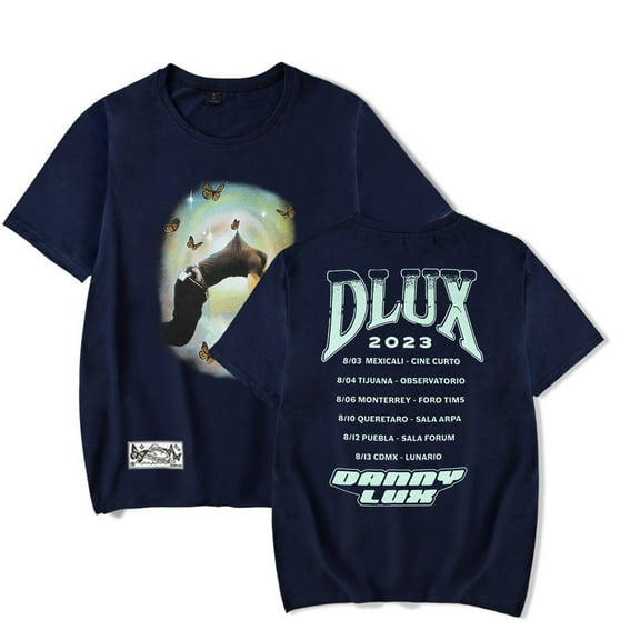 DannyLux T-Shirt 2023 Tour Merchandise Popular Reversible Print  Unisex Fashionable Casual Short Sleeve Top