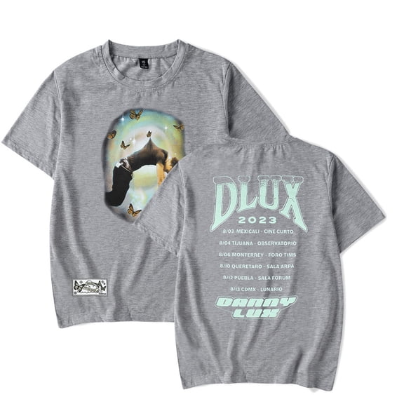 DannyLux T-Shirt 2023 Tour Merchandise Popular Reversible Print  Unisex Fashionable Casual Short Sleeve Top