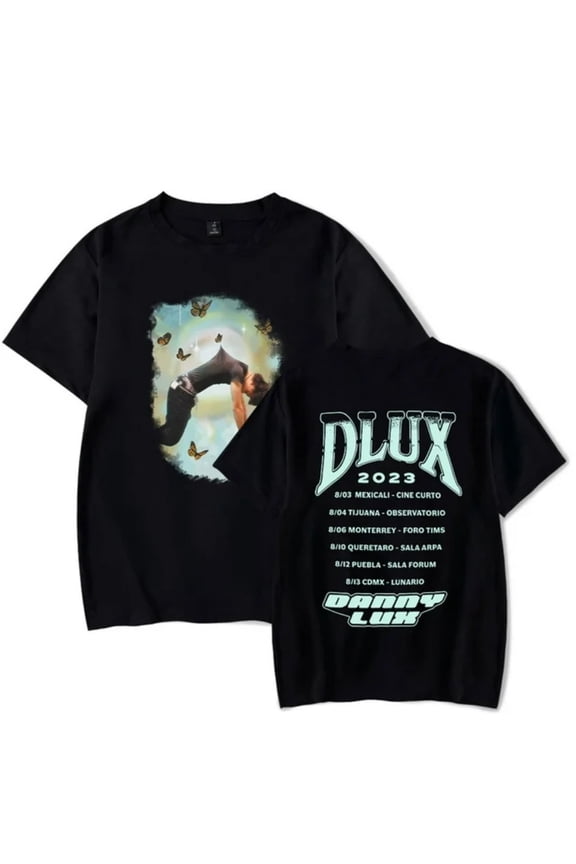 DannyLux T-Shirt DLUX Album Merch Summer For Women/Men Unisex O-neck Short Sleeve Tee Streetwear