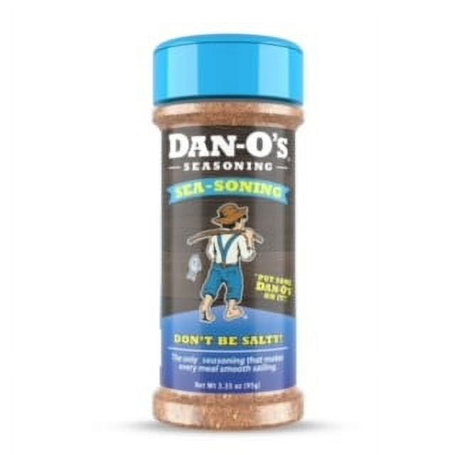 Dan-O's SEA-soning Seasoning - All-Purpose Seafood & Fish Seasoning - Great for cooking & grilling anything - Small bottle (3.35 oz)