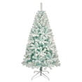 thumbnail image 1 of Danolaps 6FT Artificial Christmas Tree,Large Xmas Tree with 600 Tips,Metal Stand and Hinged Branches,Artificial Christmas Fake Spruce Full Tree for Home Office Party Decoration, 1 of 9