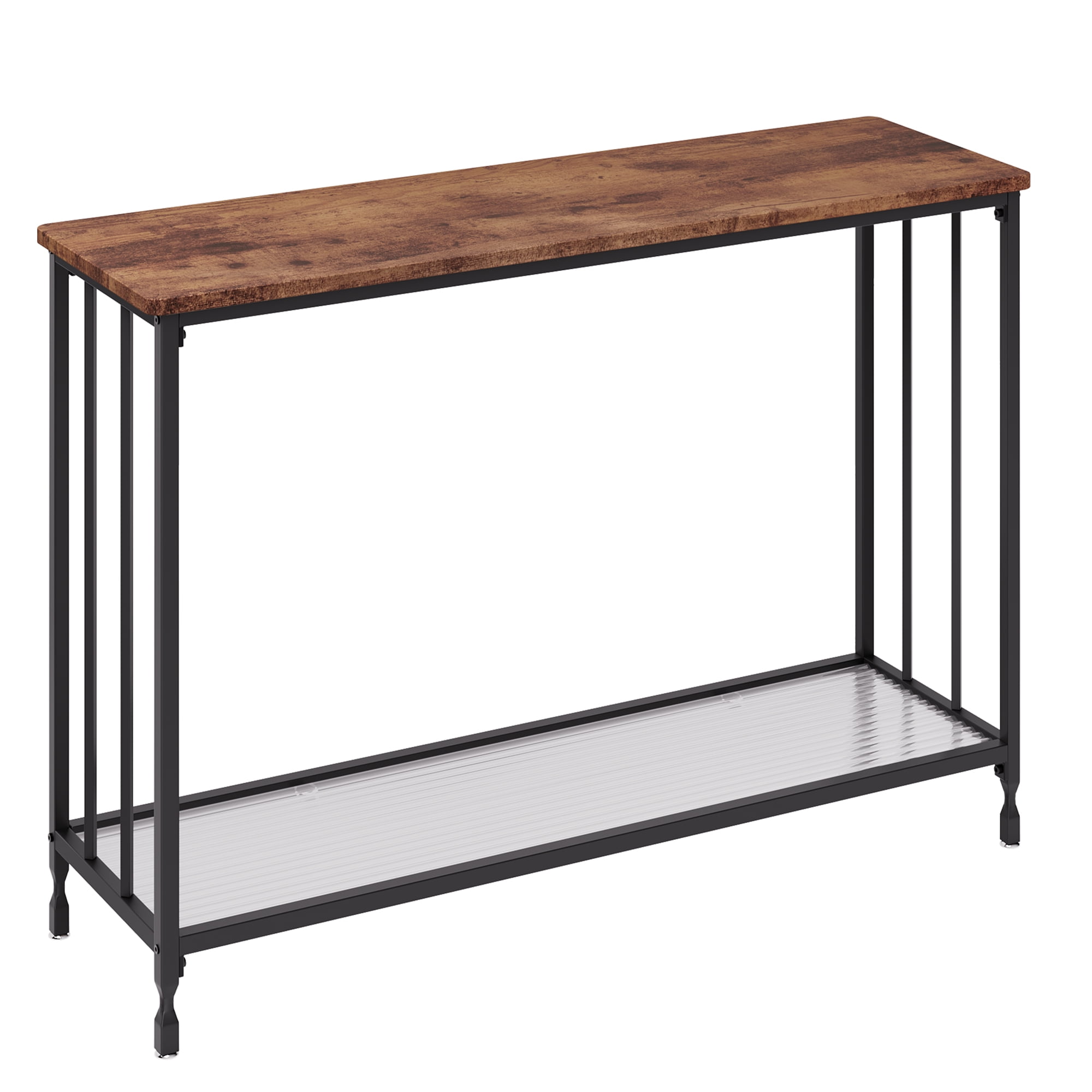 Danolaps Narrow Console Table,33.5" Console Table,Sofa Table with Wood